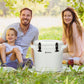 Costway 27 Quart White Outdoor Insulated Bucket Cooler Ice Chest
