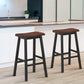 Costway 29" H Coffee Bar Stools Pub Chair Set of 2 Dining Room