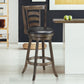 Costway 29" Swivel Counter Height Upholstered Seat Dining Stool