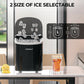Costway 2.2 L Black Portable Ice Cube Maker with Bullet Shaped Ice Cube