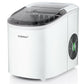 Costway 2.2 L White Portable Ice Cube Maker with Bullet Shaped Ice Cube