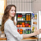 Costway 2.4 Cubic Feet Beige Compact Refrigerator Auto Defrost Mini Fridge Reversible Door