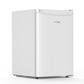 Costway 2.5 Cubic Feet White Compact Single Door Refrigerator with Freezer