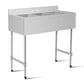 Costway 3-Compartment Stainless Steel Kitchen Commercial Sink
