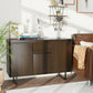 Costway 3-Door Kitchen Buffet Sideboard with Drawer for Living Room Dining Room
