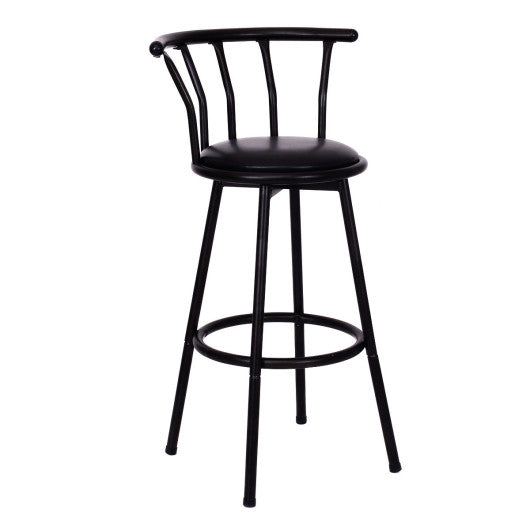 Costway 3 Pieces Bar Table Set with 2 Stools