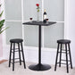 Costway 3 Pieces Bistro Pub Square Bar table & Stools Set