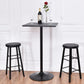 Costway 3 Pieces Bistro Pub Square Bar table & Stools Set