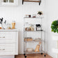 Costway 3-Tier Kitchen Microwave Baker Stand Storage Cart Rack