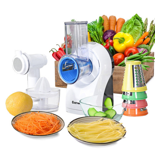 Costway 3-in-1 Electric Food Processor Juicer Frozen Dessert Maker