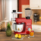 Costway 3-in-1 Red Multi-functional 6-speed Tilt-head Food Stand Mixer