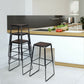 Costway 30" 4 Pieces Backless Industrial Bar Stools Set