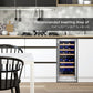 Costway 30-Bottle Silver Freestanding Wine Cooler with Temp Memory and Dual Zones