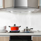 Costway 30" Stainless Mount Kitchen Range Hood with LED Lights