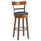 Costway 30.5" 360-Degree Swivel Stools with Leather Padded Seat