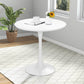 Costway 32" White Modern Tulip Round Dining Table with MDF Top