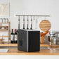 Costway 33 lbs./24 H Black Ice Maker Machine with Scoop and Basket