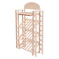 Costway 34 Bottles Wood Wine Rack Display Shelf