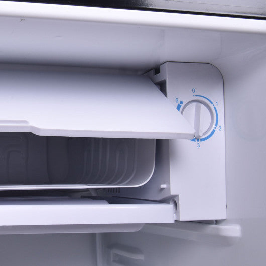 Costway 3.2 cu. ft. White Compact Mini Refrigerator