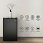 Costway 3.2 cu.ft. Black Mini Dorm Compact Refrigerator