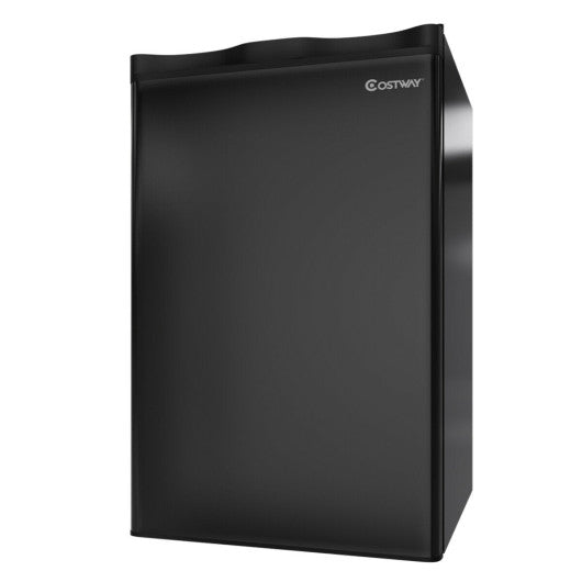 Costway 3.2 cu.ft. Black Mini Dorm Compact Refrigerator