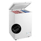 Costway 3.5 Cu.ft Compact Chest Freezer with Removable Storage Basket