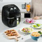 Costway 3.5 QT Electric 1300W Hot Air Fryer with Timer& Temperature Control