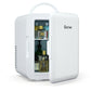 Costway 4 Liter White Mini Cooler Warmer Fridge Portable