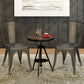 Costway 4 Pcs Gun Modern Bar Stools with Removable Back and Rubber Feet