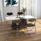 Costway 4 Pieces Portable Folding Dining Chairs Set with Carrying Handles
