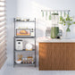 Costway 4-Tier Baker’s Rack Stand Shelves Kitchen Storage Rack Organizer
