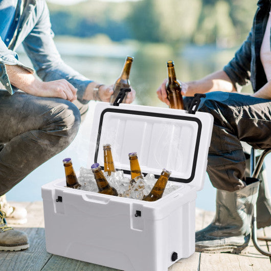 Costway 40 Quart Heavy Duty Outdoor Insulated Fishing Hunting Cooler