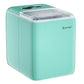 Costway 44 lbs Green Portable Countertop Ice Maker Machine with Scoop