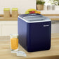 Costway 44 lbs Navy Portable Countertop Ice Maker Machine with Scoop