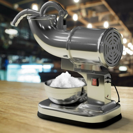 Costway 440 lbs Electric Ice Shaver Machine Snow Cone Maker