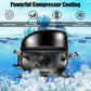 Costway 48 lbs Stainless Self-Clean Ice Maker with LCD Display