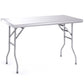 Costway 48" x 24" Stainless Steel Folding Work Table