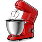 Costway 4.3 Qt 550 W Tilt-Head Red Stainless Steel Bowl Electric Food Stand Mixer
