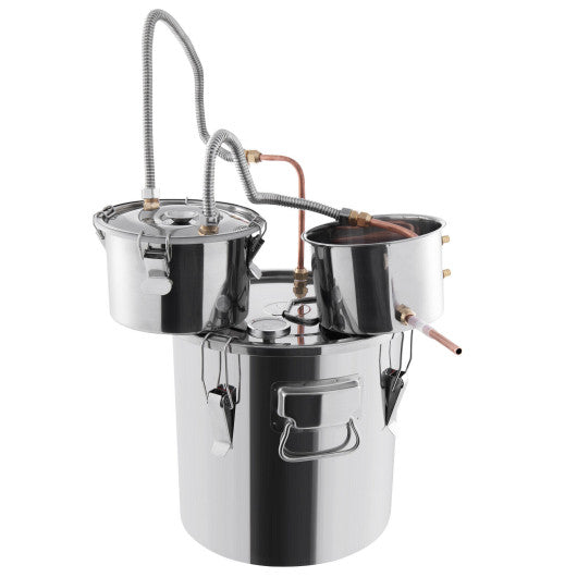 Costway 5 Gal 22/38 L Water Alcohol Distiller for DIY Whisky