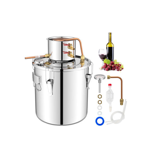 Costway 5 Gal 40 L Water Juicer Maker with 2 Stainless Steel Pots