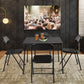Costway 5-Piece Multi-Purpose Folding Dining Kitchen Table Chair Set