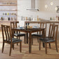 Costway 5-Piece Wood Dining Table Set