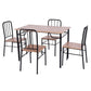 Costway 5 Pieces Dining Set Table and 4 Chairs