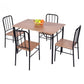 Costway 5 Pieces Dining Set Table and 4 Chairs