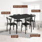 Costway 5 Pieces Dining Table and Chair Set
