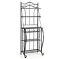 Costway 5-Tier Metal Kitchen Baker's Rack with 5 Wine Bottles Rack