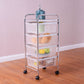 Costway 5-Tier Rolling Storage Kitchen Cart