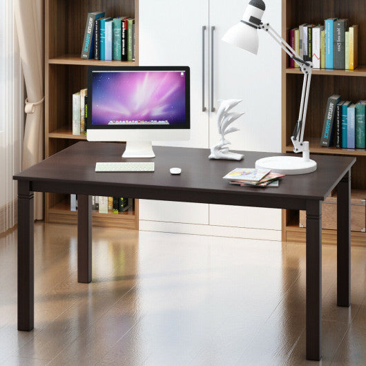 Costway 59" Dining Table Kitchen Dining Room Furniture