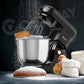 Costway 5.3 Qt Black Stand Kitchen Food Mixer 6 Speed with Dough Hook Beater