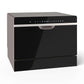Costway 6 Place Setting Countertop or Built-in Dishwasher Machine with 5 Programs